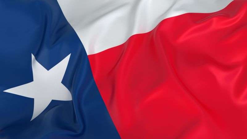 The Texas state flag.