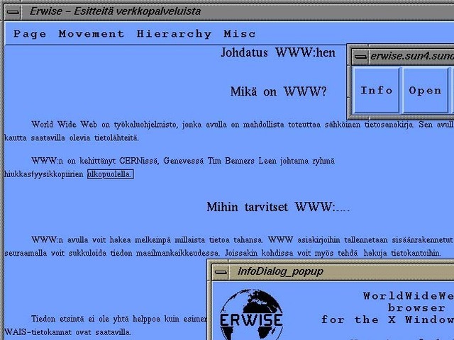 The Erwise browser