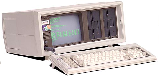 The Compaq Portable was the first of many IBM PC clones.