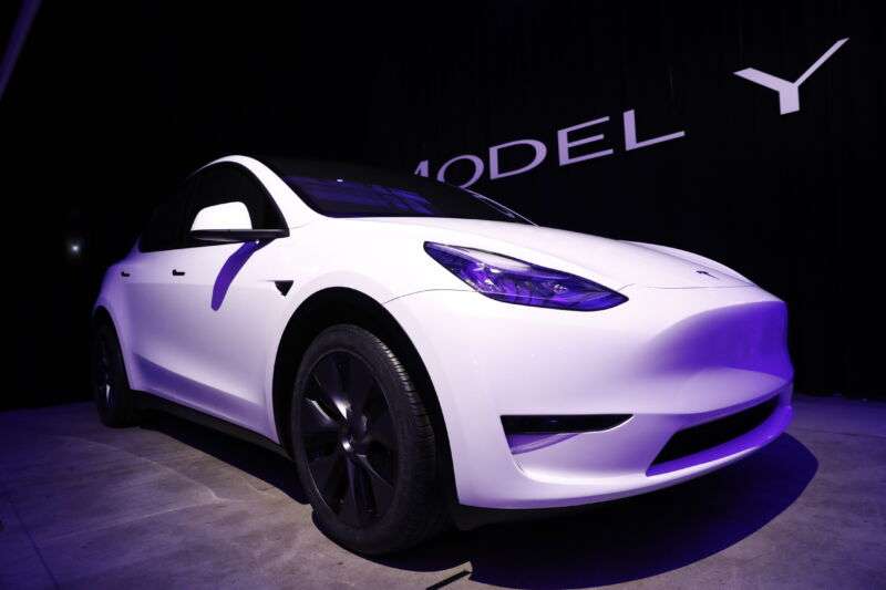 A Tesla Model Y.